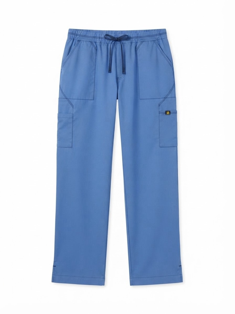 WonderWink 5701PX Women’s 2X Petite Scrub Pants Ciel Blue
